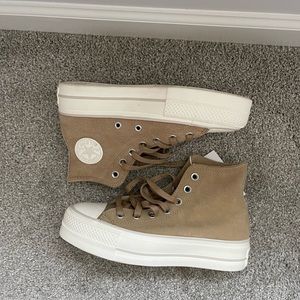 Converse Women's Chuck Taylor All Star Lift High Top Sneakers Nomad Khaki
